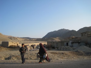 Afghan Village (from car)