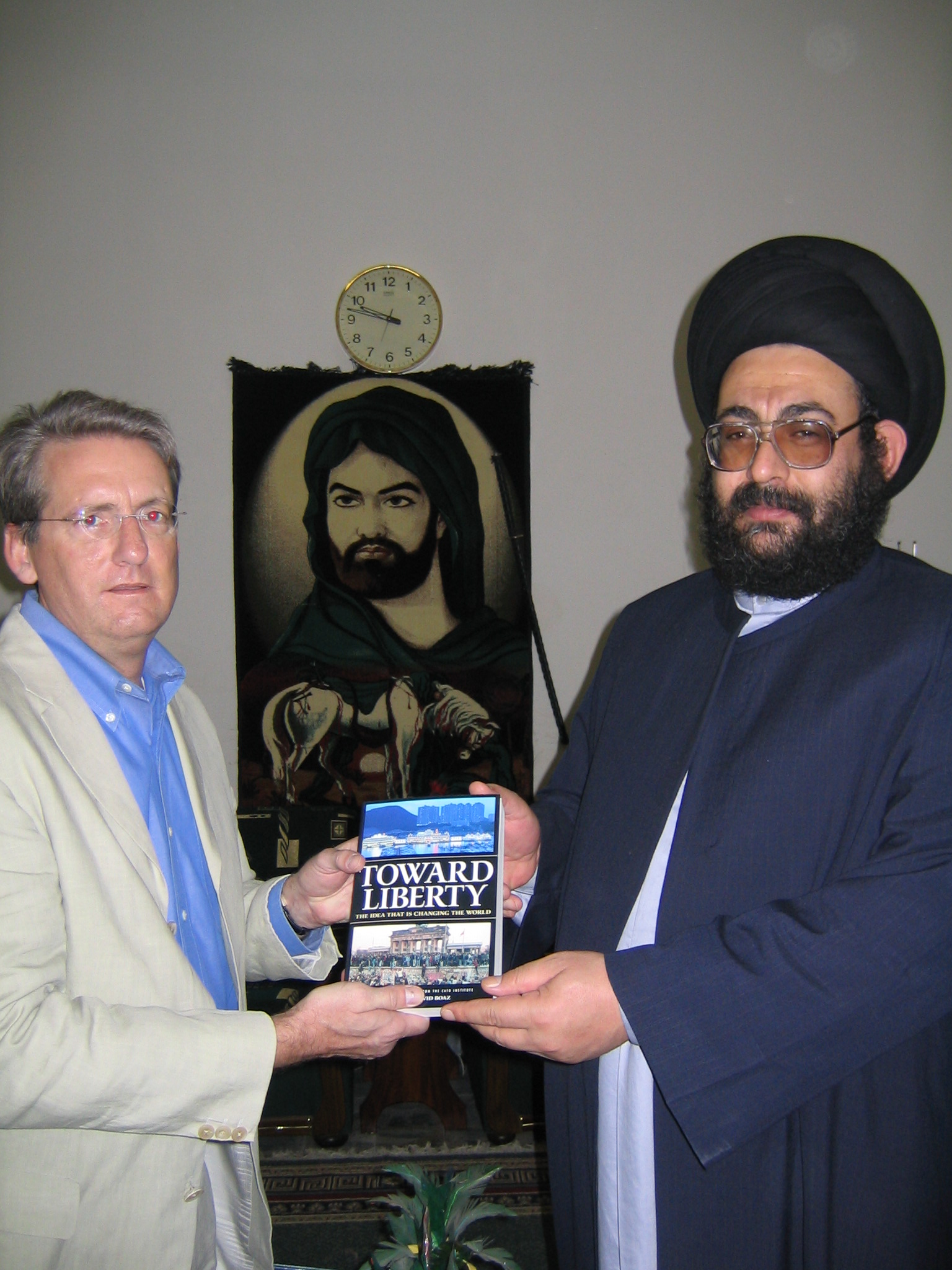 Ron St John and Farqad al Qazwini.jpg