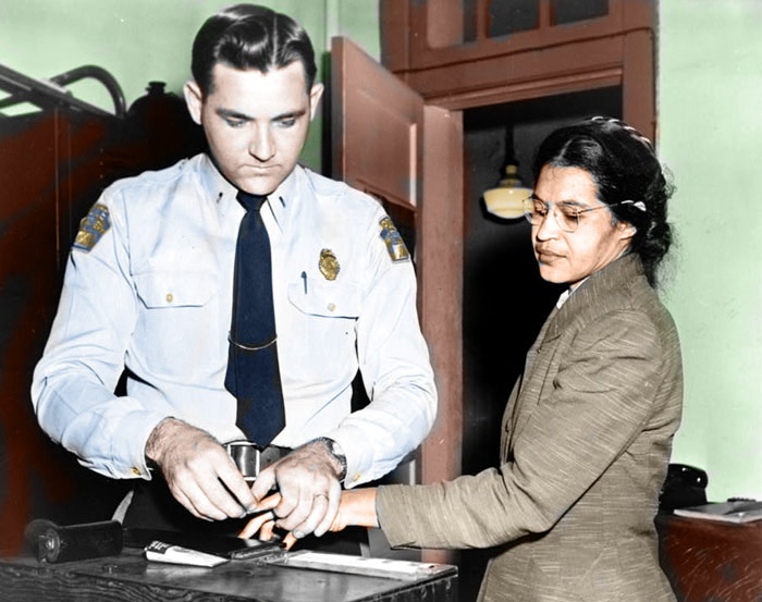 Rosa Parks Being Booked.jpg